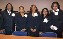 Officers for the GAVEL Atlanta Chapter took their oaths