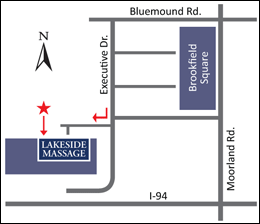 Lakeside Massage Therapy Clinic Map