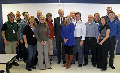 Congressman Petri visits students and alumni at Herzing Madison