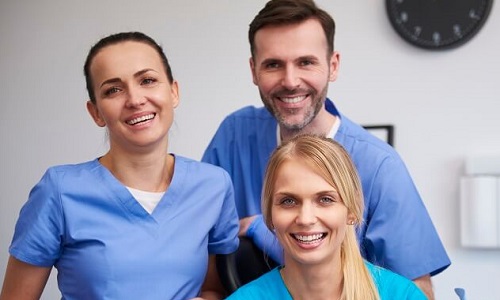Team of Certified Medical Assistants Smiling