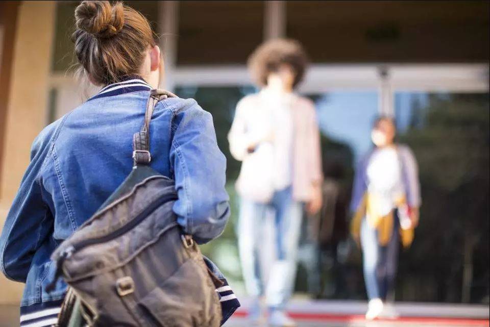 Students with Backpack