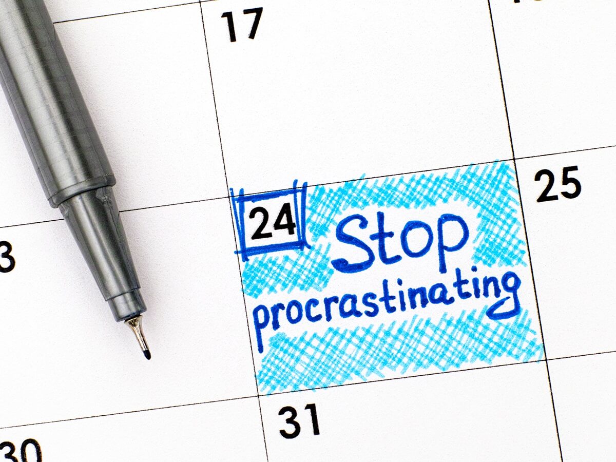 Stop Procrastinating