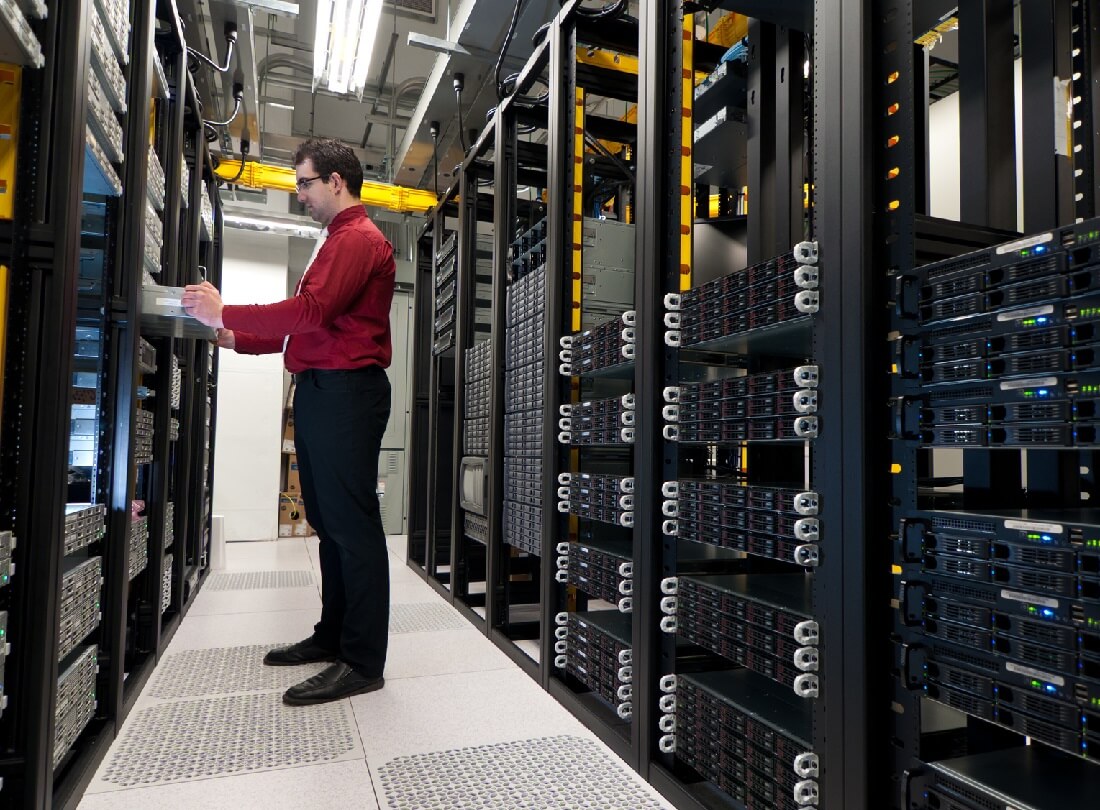 IT manager represents a common career goal for many students in the field. IT Manager in Server Room