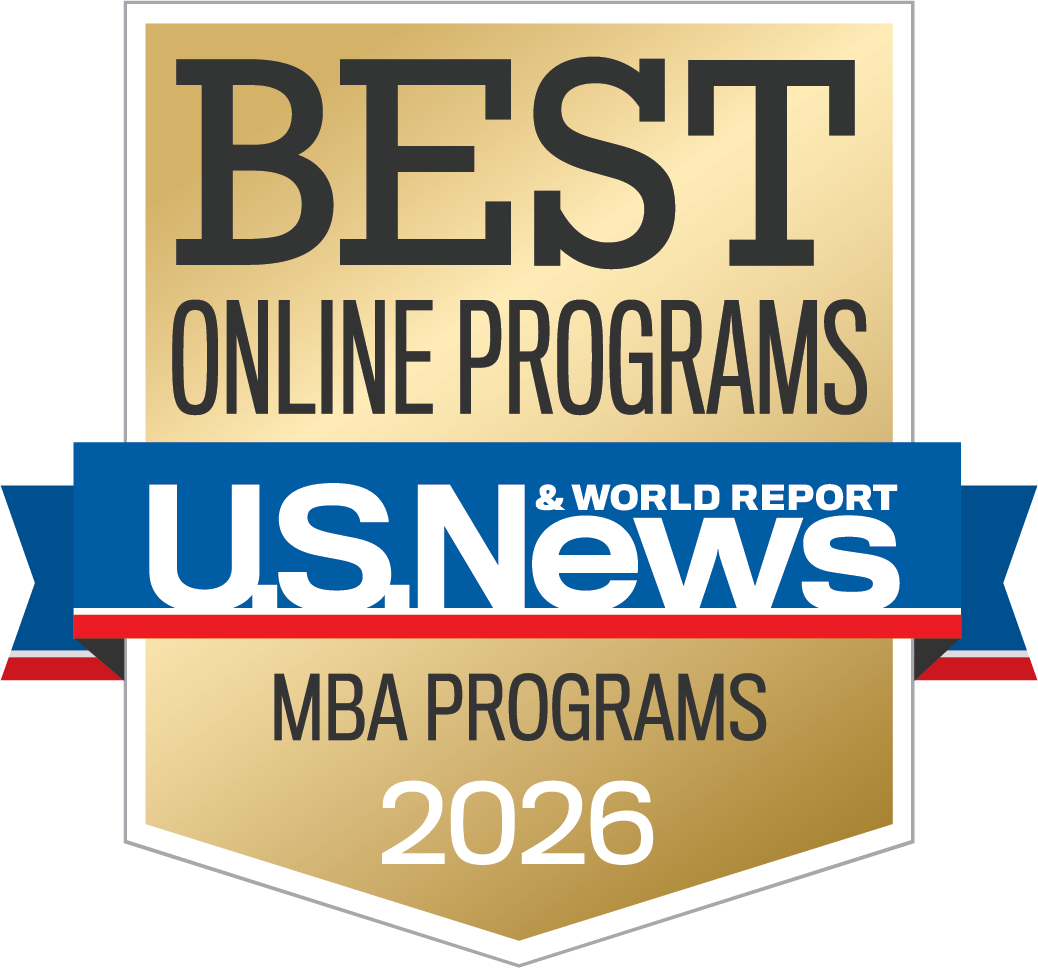 US News Badge Best MBA Programs Online 2026