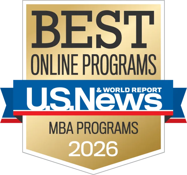 US News Badge Best MBA Programs Online 2026