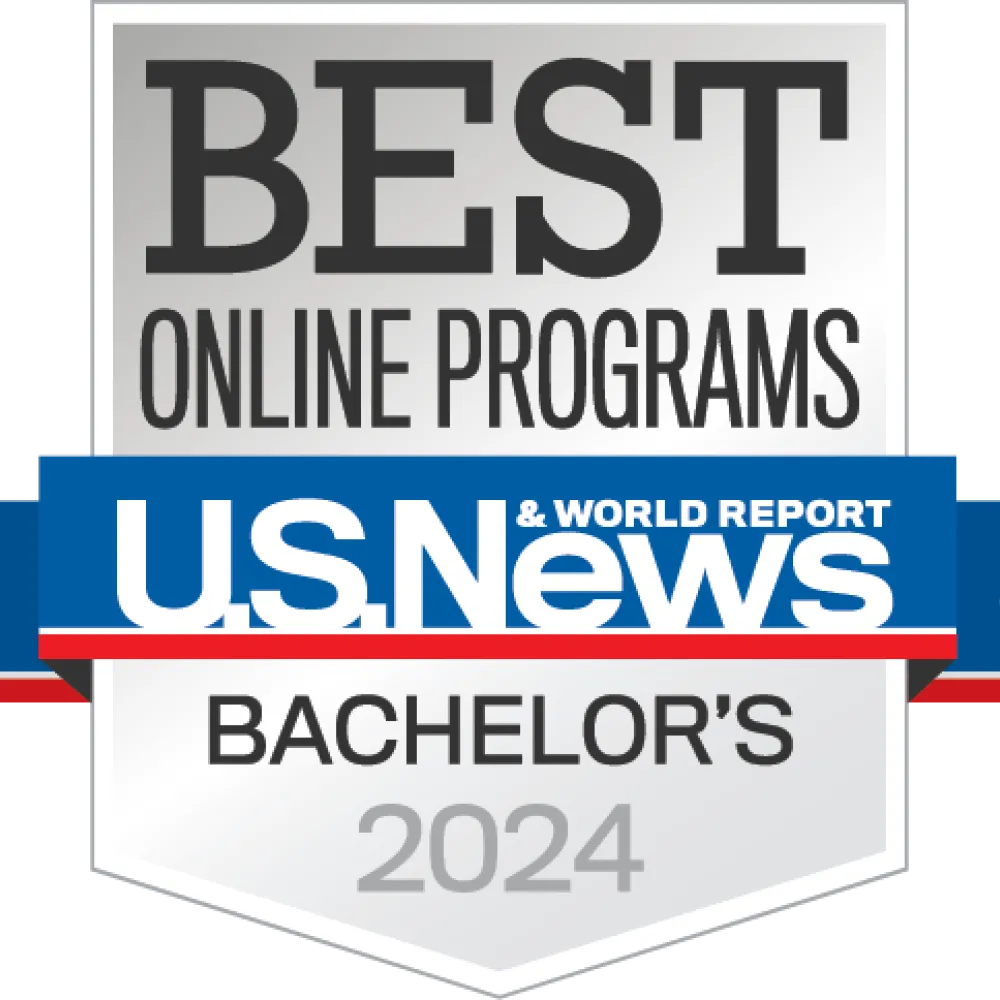 US News Best Online Programs Bachelor's 2024 Badge