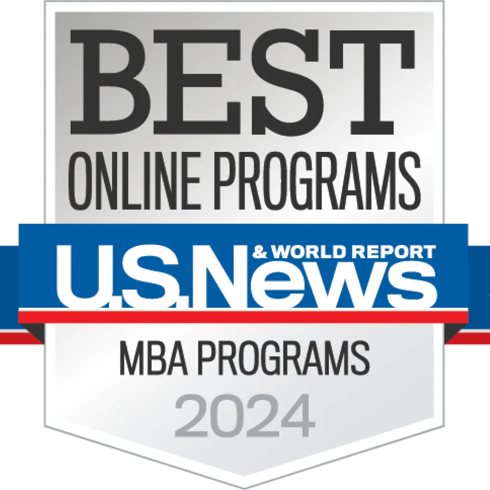 US News Badge Best MBA Programs Online 2024