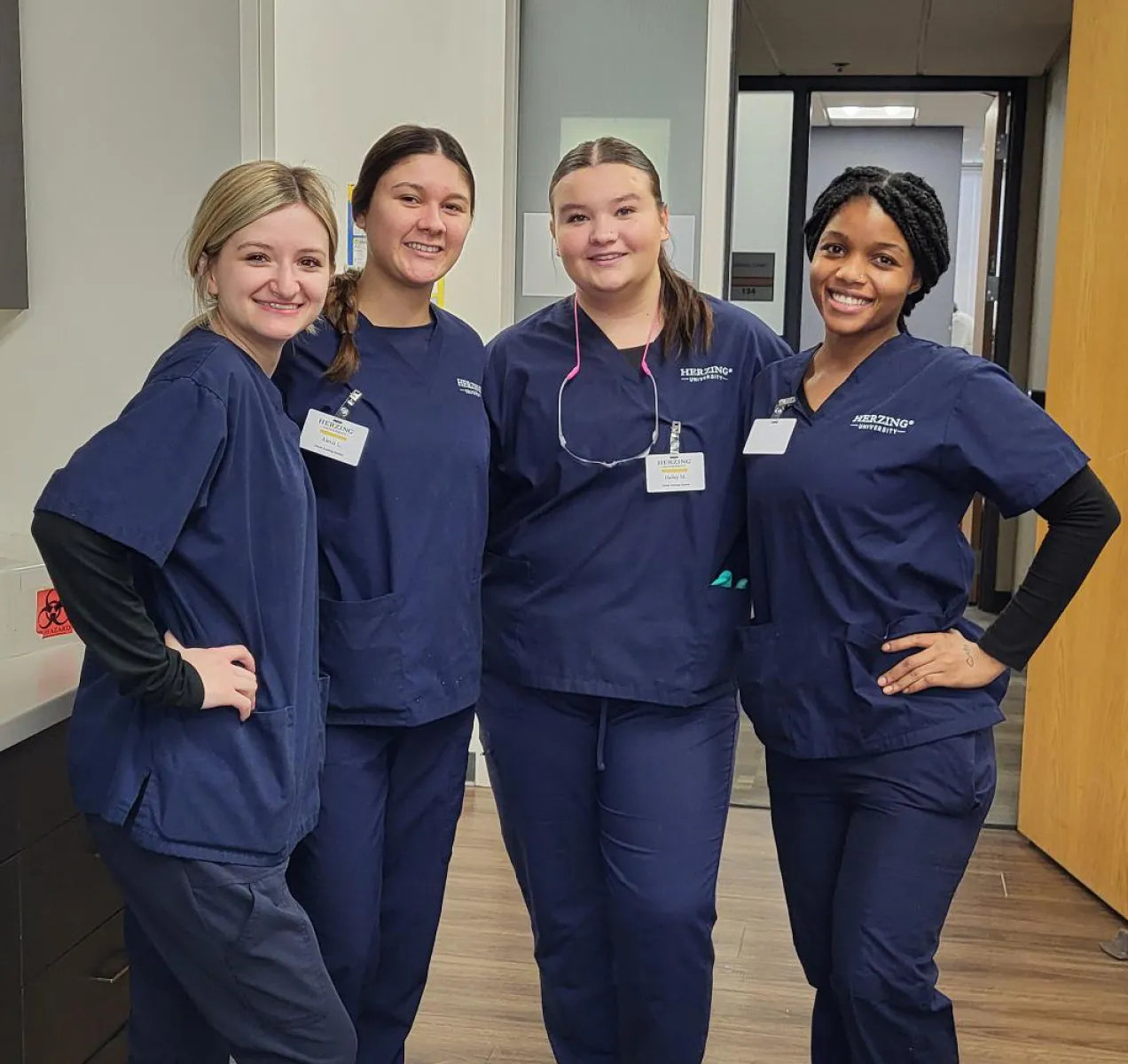 Dental assisting students