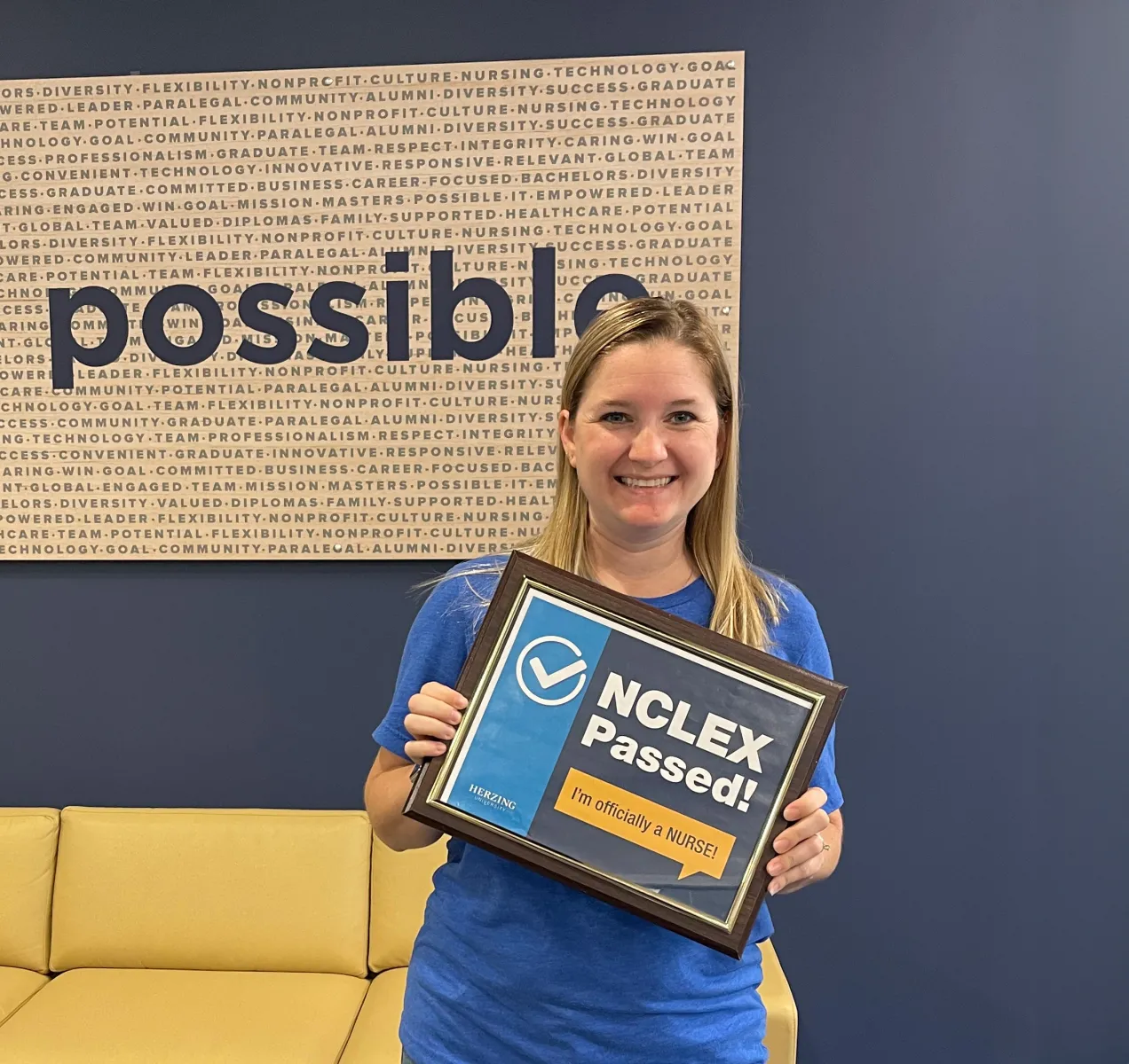 Herzing nursing student passes NCLEX