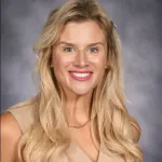 Professional school photograph of a blonde woman 