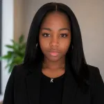 Professional headshot of an African American woman in professional business attire