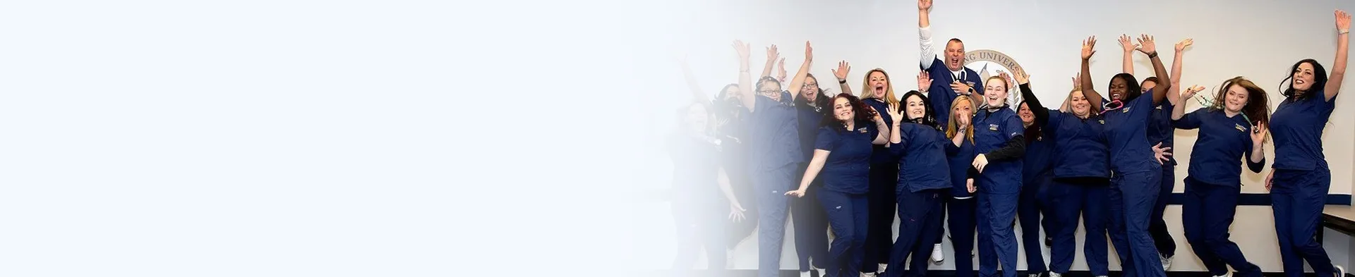 Group of BSN Bridge Program Graduates Celebrating