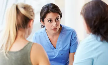 Nurse Who Went from RN to BSN Online in 1 Year Consulting Patients