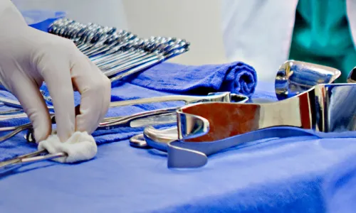 Surgical Technologist in New Orleans, Louisiana Sterilizing Tools for Surgery