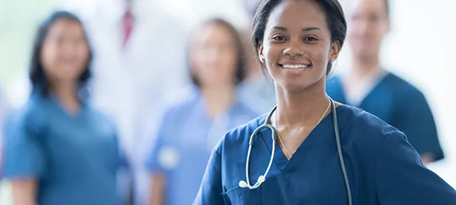 nurses in scrubs