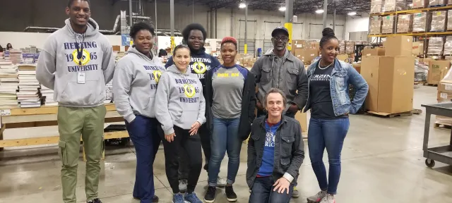 Herzing University-Atlanta Volunteers with Books for Africa