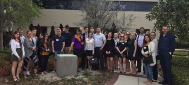 Herzing Welcomes Danish Students to Orlando