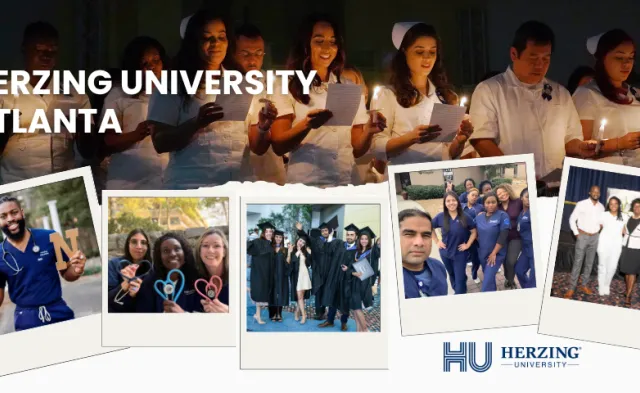 Collage of the Herzing Atlanta Campus