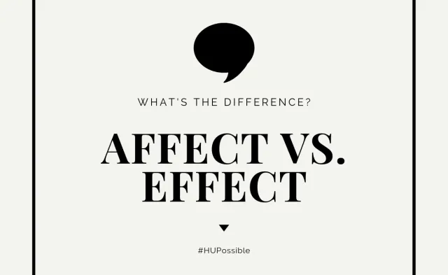 Grammar Refresh: Effect vs. Affect