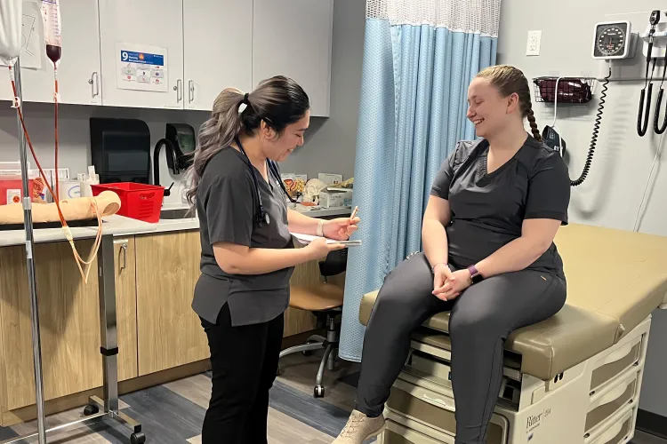Nursing student clinical