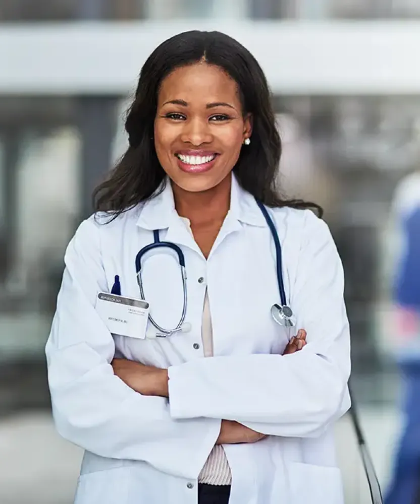 Family Nurse Practitioner with Post Master's Certificate Smiling