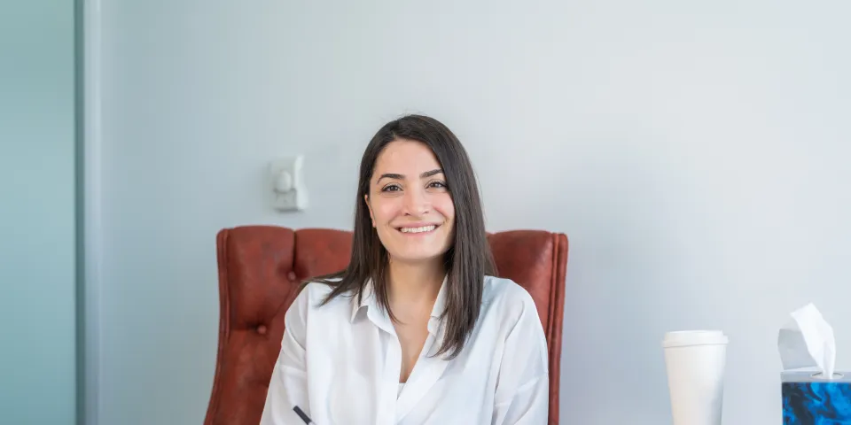 Portrait Of Female Psychologist In Office