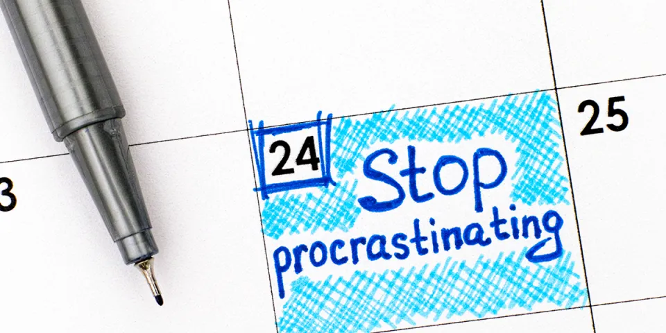 5 Tips to Stop Procrastinating
