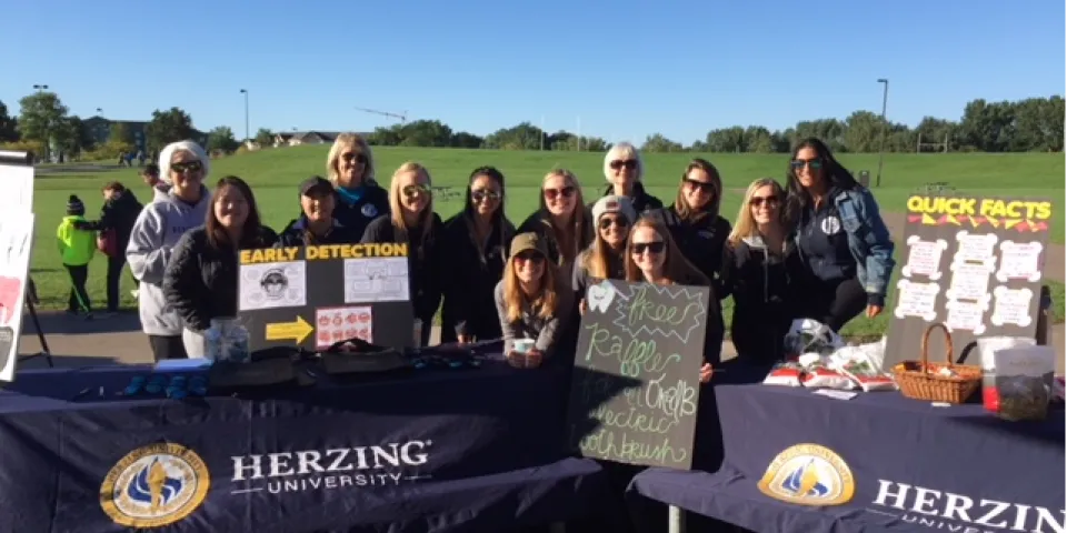 Herzing-Minneapolis Dental Hygiene Students Participate in Oral Cancer Walk