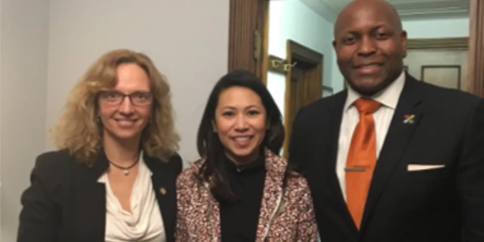 University President Renee Herzing Meets with Local Congresswoman