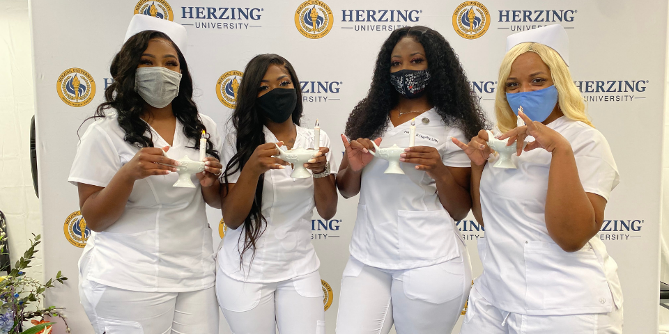 Herzing University Celebrates 2021 Graduating Class with Pinning Ceremony