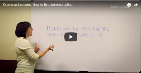 Grammar Lesson: Comma Splices