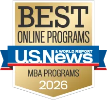 US News Badge Best MBA Programs Online 2026